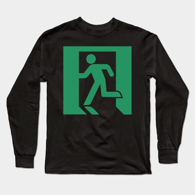 Emergency Exit escape! Long Sleeve T-Shirt by driph